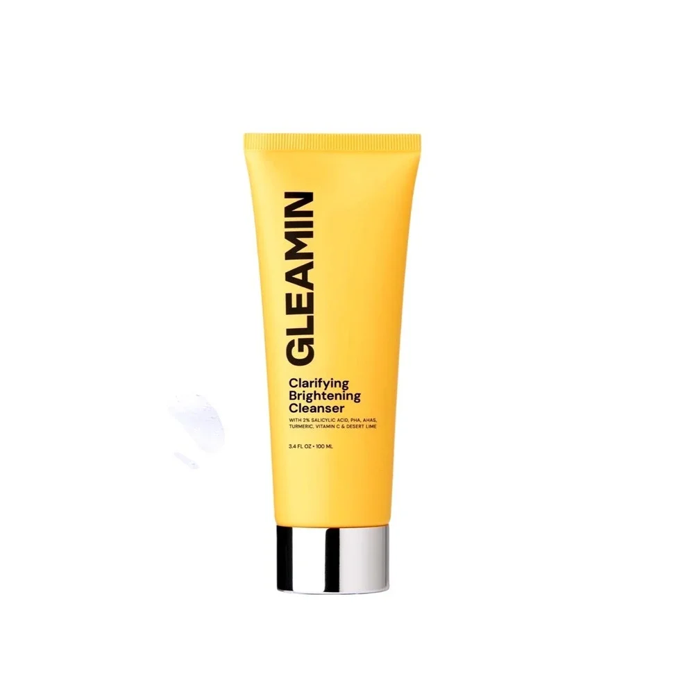 Gleamin Clarifying Brightening Cleanser 3.4oz Vitamin C Salicylic Acid AHA PHA